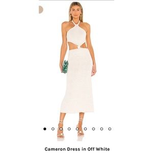 Cult Gaia Cameron Dress in Off White